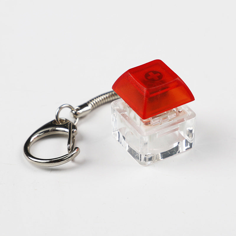 Wholesale Acrylic Decompression Mechanical Keyboard Axis Tester Fidget Keychains